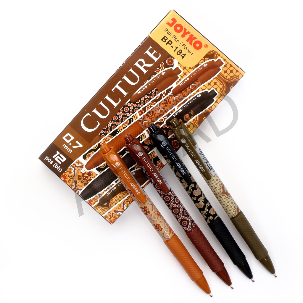 

Joyko Pulpen Culture Batik BP-184 HITAM [ ECER ]