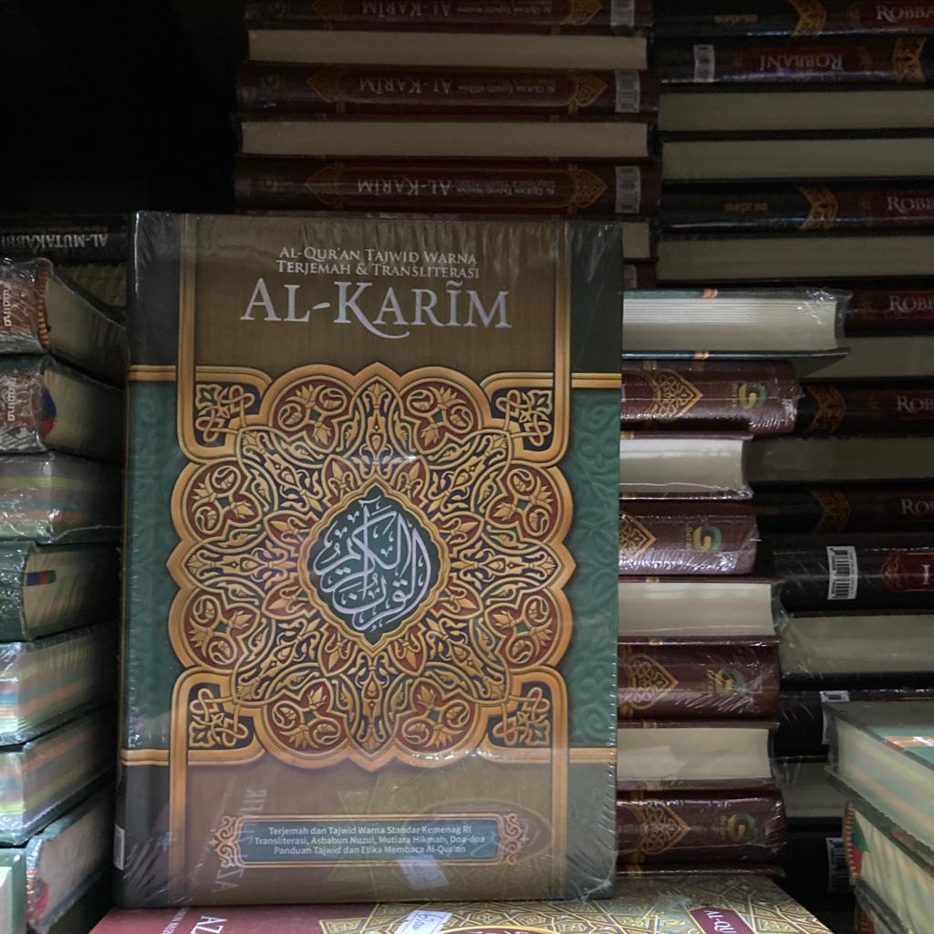 AL QURAN AL KARIM A5 TAJWID WARNA TERJEMAH TRANSLETERASI LATIN TERMURAH REGULER