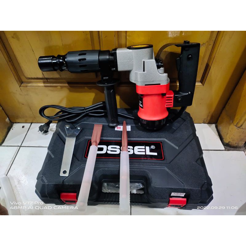 Ossel mesin demolition hammer drill bor beton bor bobok tembok DH0810