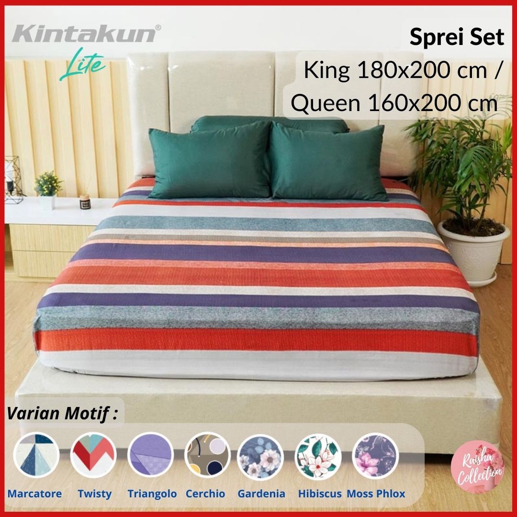 RC Kintakun Lite Sprei Ukuran 180x200/160x200 Laila Ami Nazra Kejora Olin Keisya Aydan