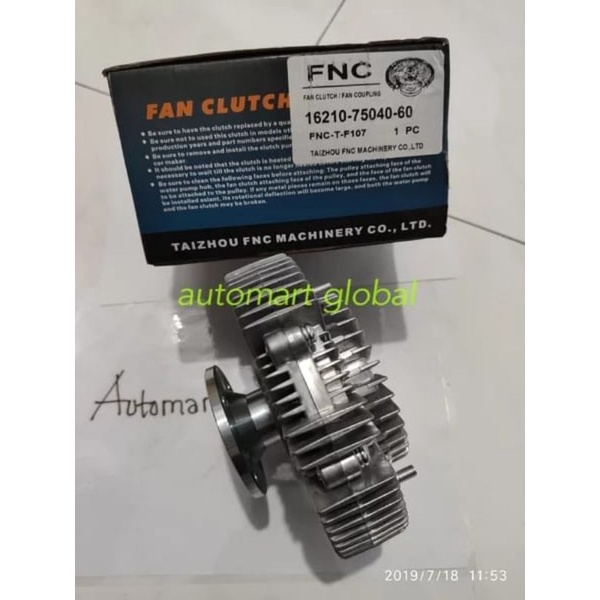 fan clutch sarang tawon visco fan innova bensin kijang efi 2000