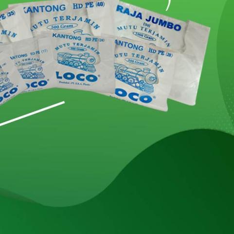 

KANTONG PLASTIK LOCO PUTIH 50 ANTI JEBOL