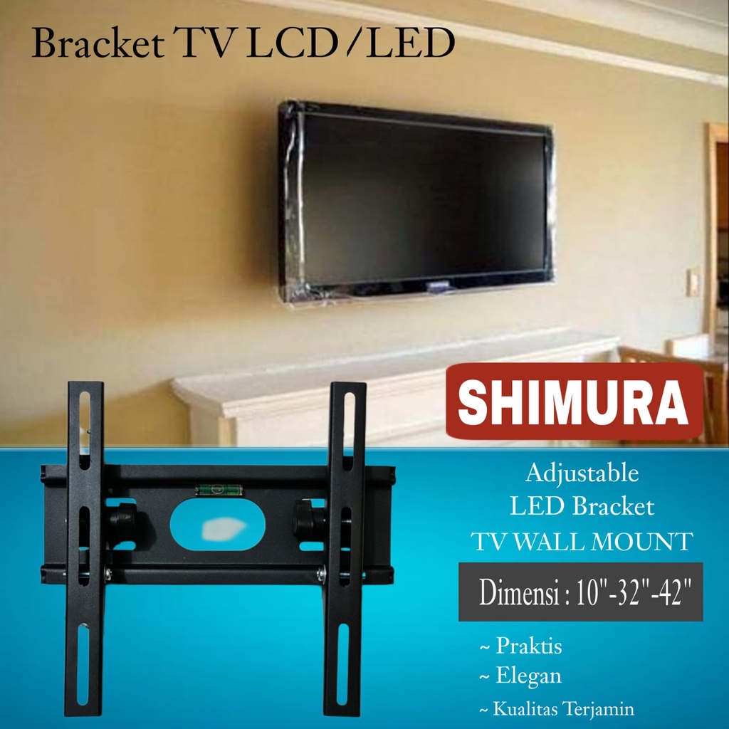 Bracket TV LED/LCD 10- 32- 42" - Breket TV / Braket TV 10 inch sampai 42 inch