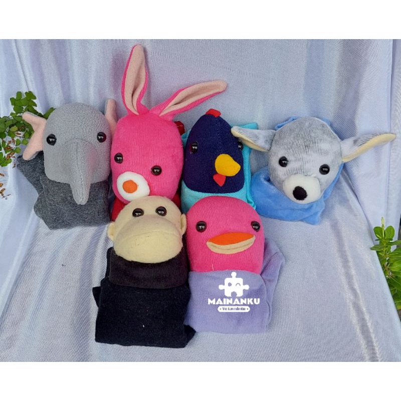 Mainan Edukasi Anak Boneka Tangan Binatang