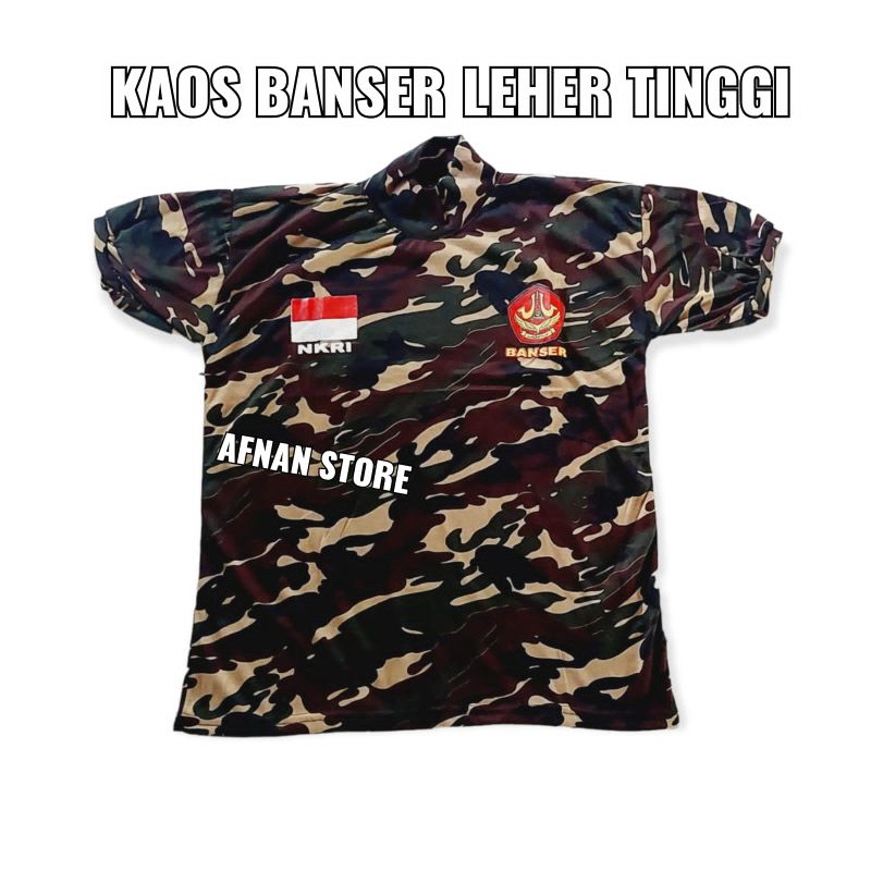 KAOS BANSER  LEHER TINGGI