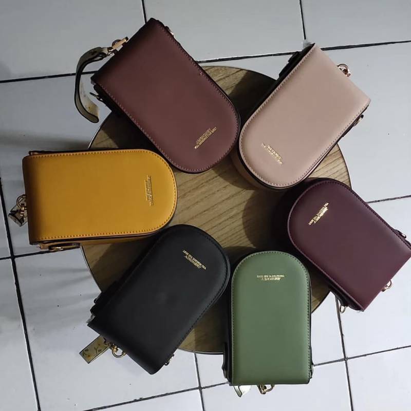 LOUISA MINI BAG JIMSHONEY varian lama Motif Bunga pada tali pendek nya ( READY STOCK, SIAP KIRIM )