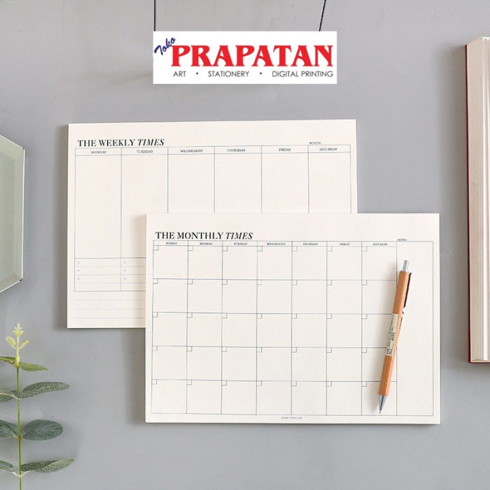 

The Times Weekly Monthly Planner Memo Pad