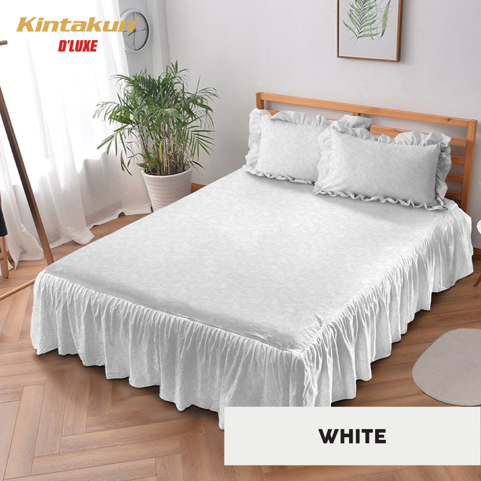 (NEW LIMITED) KINTAKUN - Sprei Seprai Sprey Sepray Rumbai Rumbay Rempel Polos Emboss KINTAKUN DELUXE