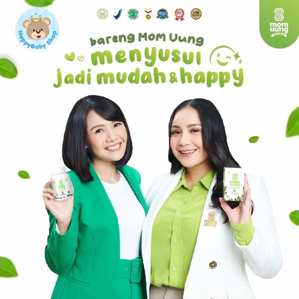 MOM UUNG ASI BOOSTER 30 &amp; 60 KAPSUL PELANCAR ASI HALAL BPOM NATURAL