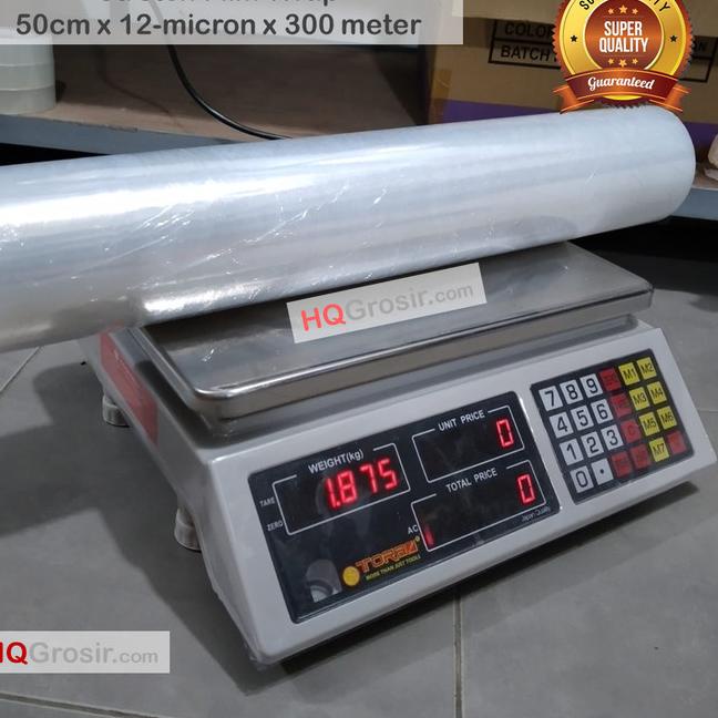 

Plastik Wrapping Plastik Wrap Stretch Film untuk Packing 50cm x 300m - 12 micron