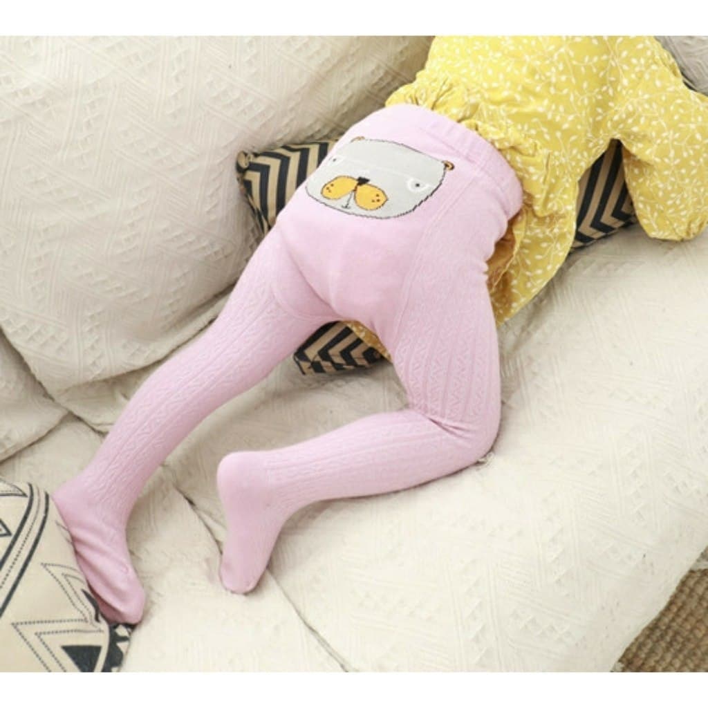 LID7025 Celana Legging Rajut Legging Bayi / Anak Elastisitas Bernapas