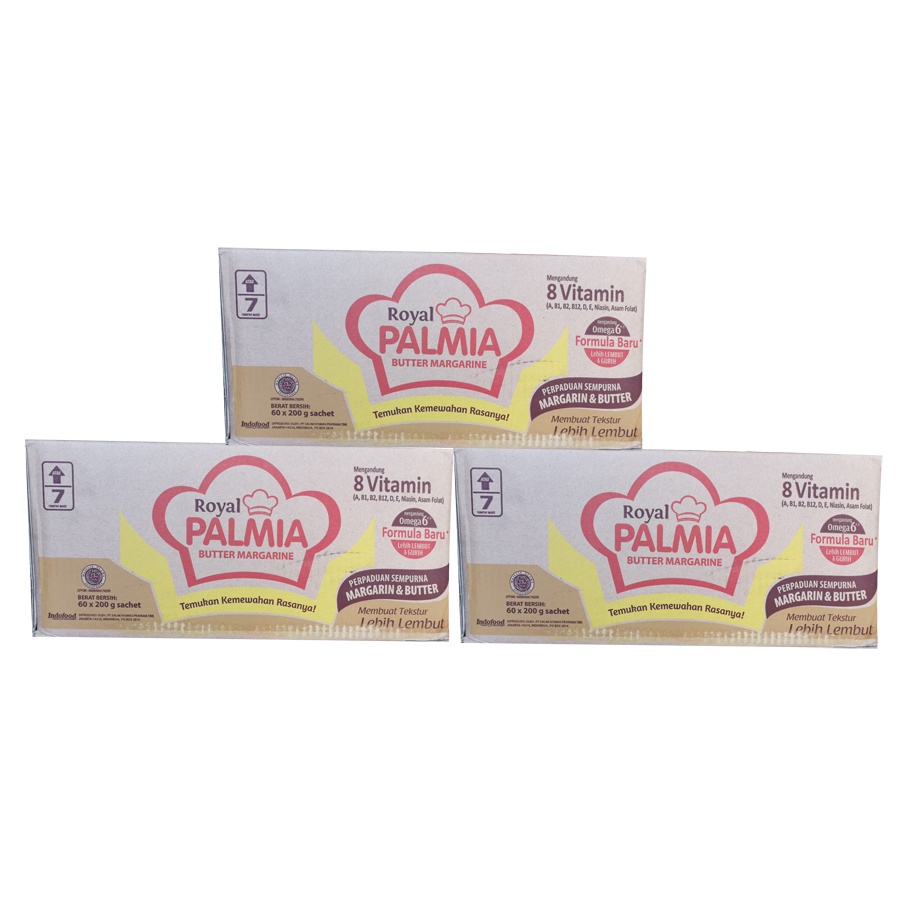 

PALMIA ROYAL 60 PCS/DUS /butter margarine /margarin/mentega