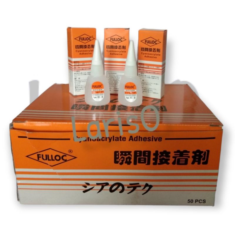 Lem Fulloc/ Lem Alteco/ Lem Korea (Lem super Lengket) isi 50 pcs