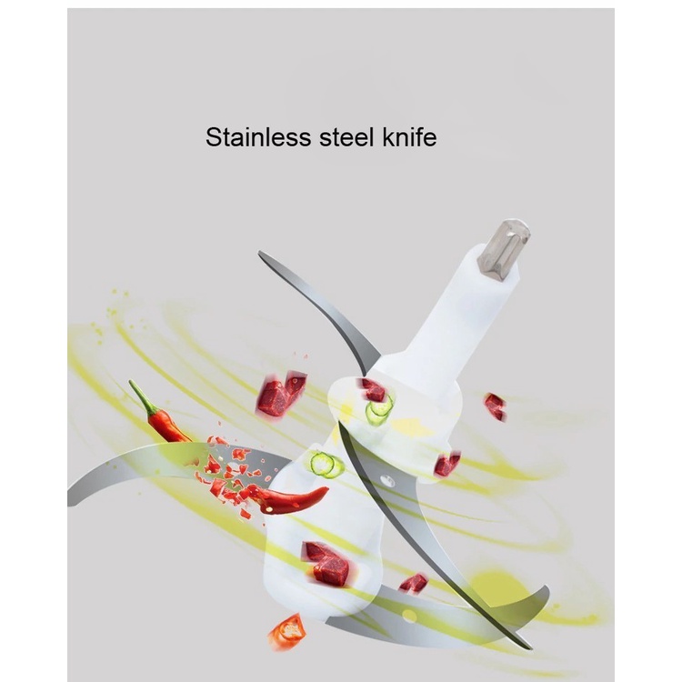 BLENDER ELEKTRIK STAINLESS STEEL CHOPPER PENGGILING DAGING MEAT CHOPPER