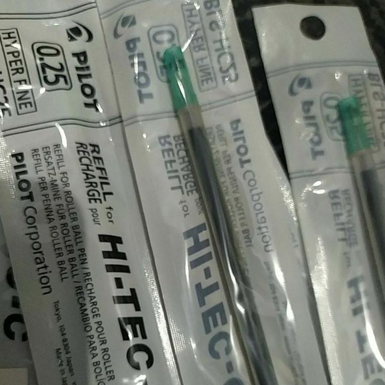 

[KODE RCRWJ] refill Hitec pilot 0.3 0.4 0.25 mm pen makna hitam dan biru refill hi tech pilot satuan isi ulang hi tech