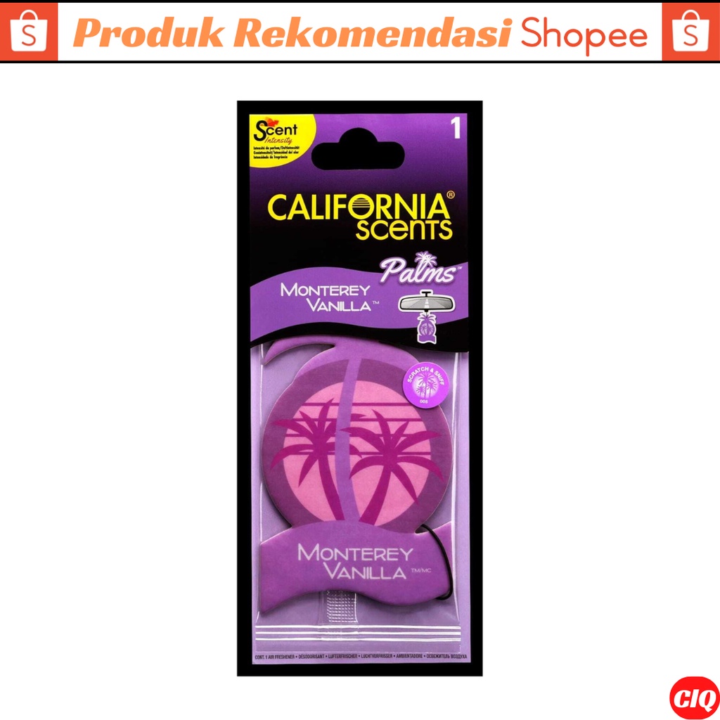 Parfume Mobil dan Ruangan California Scent Original - Pewangi Mobil California Scents Gantung Tahan Lama