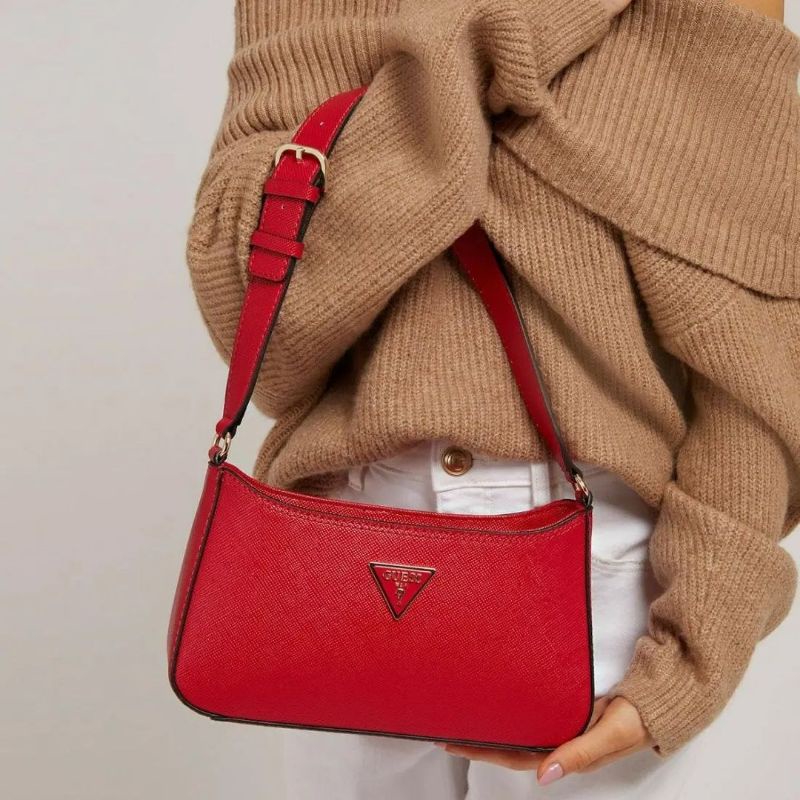 11.11 SALE | GUESSS Noelle saffiano hobo bag