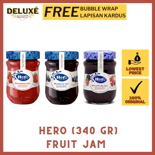 

HERO Selai Buah SWISS (340 gram) - Selai untuk Roti dan Kue