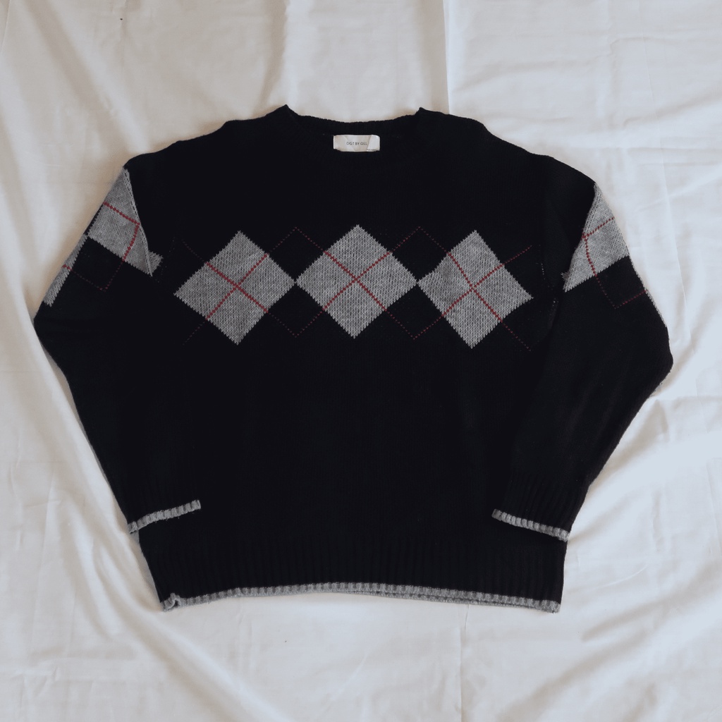 SWEATER RAJUT KOREA - DGT by GLL Knit Sweater - Korean Style