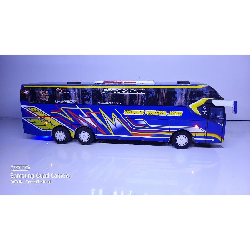 Bisa Custom Nama Dan Foto Anak Bus Telolet Basuri Miniatur Bis Sudiro Tungga Jaya Draka Stj Draka