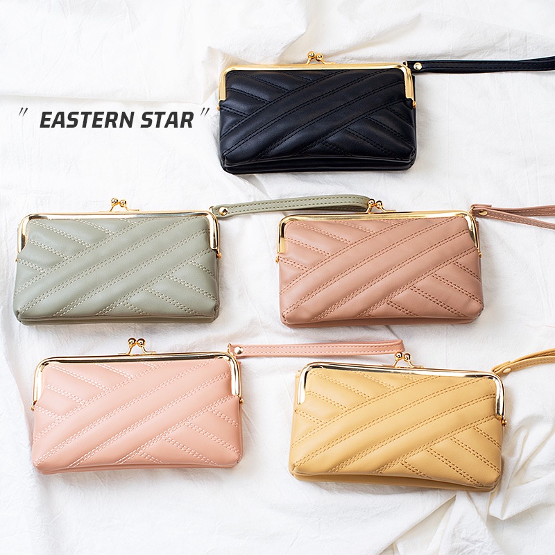 290 𝙋𝙤𝙨𝙝𝙮 𝙒𝙖𝙡𝙡𝙚𝙩 Dompet Panjang Model Pouch Lembut IMPORT