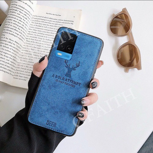 PROMO Case Deer OPPO A54 4G 2021 Softcase Bermotif jeans New Casing OPPO A54 4G 2021