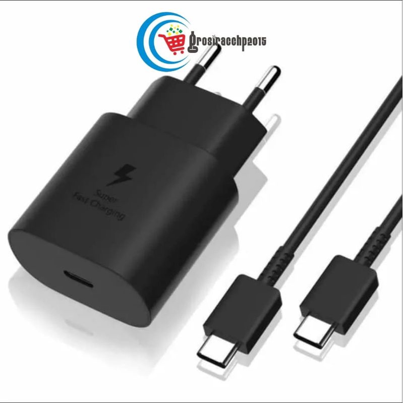 CHARGER USB C EP-TA800 SUPER FAST CHARGING 25W KABEL TYPE C TO TYPE C 100CM