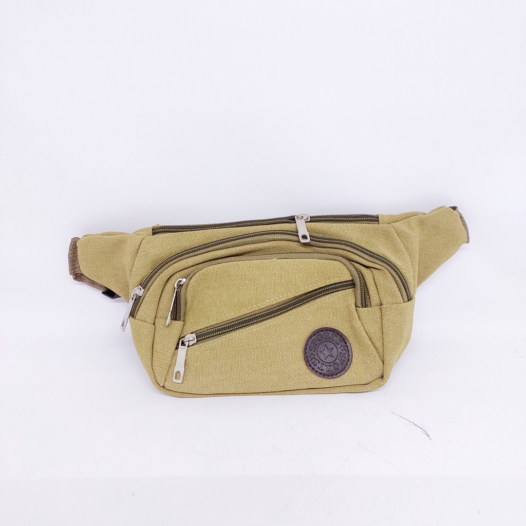 TAS PINGGANG KANVAS SPORT POLO NEW ARRIVAL / WAIST BAG KANVAS ARMY POLO ORIGINAL / TAS JALAN COWOK BANYAK RUANGAN BARU / TAS SELEMPANG MURAH BERKUALITAS  / TAS JUALAN