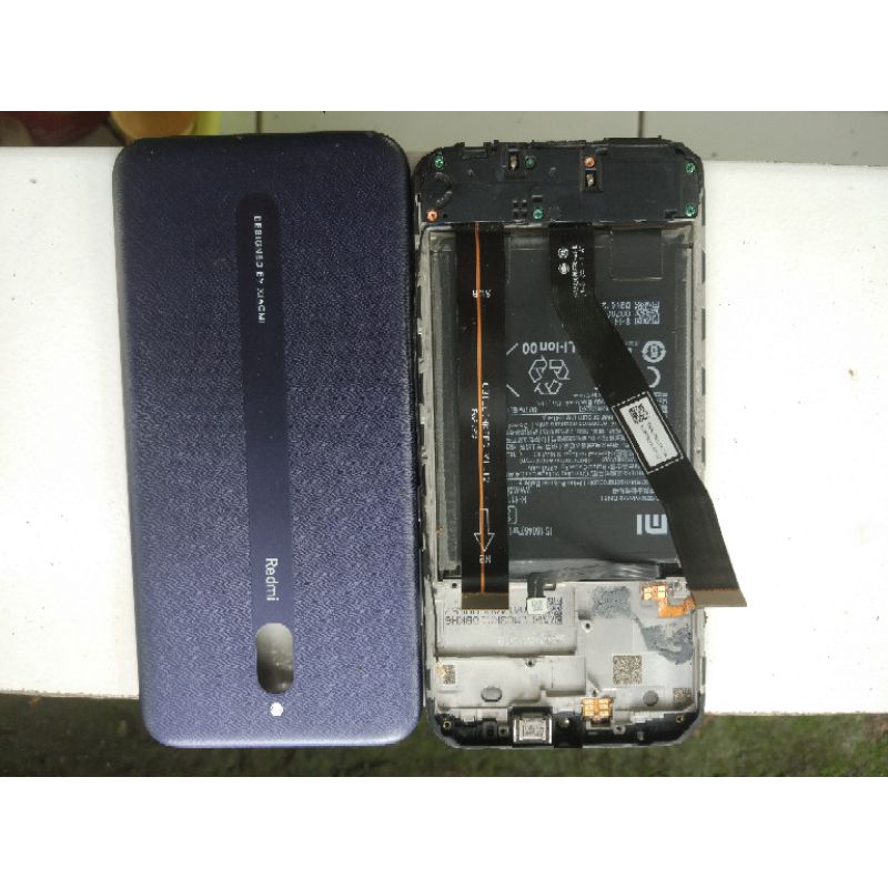 lcd frame batre backdoor redmi 8a / pro