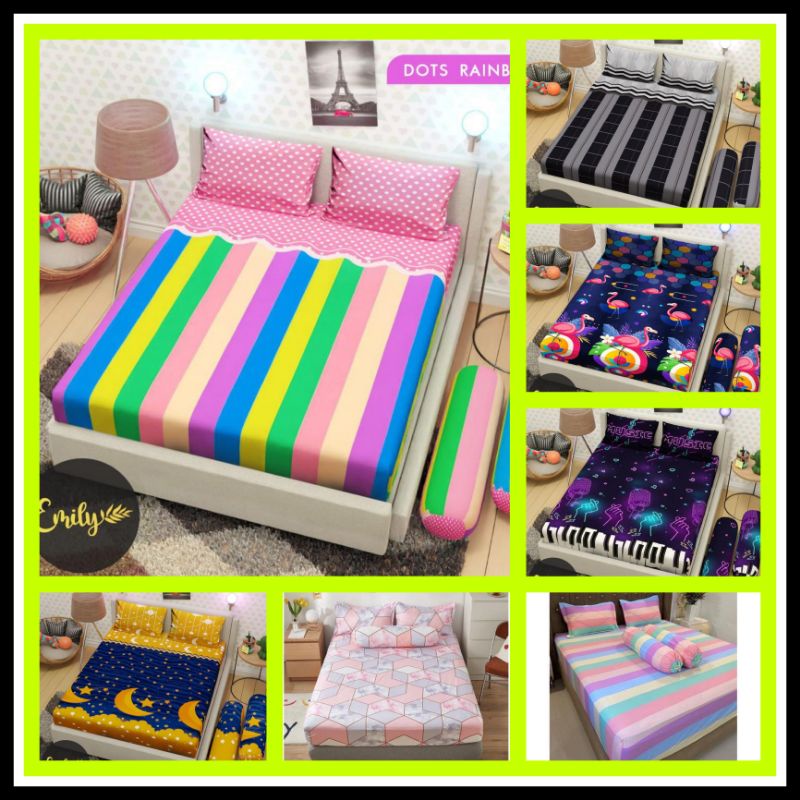 SPREI UKURAN 200X200 BUNGA SEPRAI KING JUMBO SEPREI MURAH SEPRAI SUPERKING SPRAI HOMEMADE