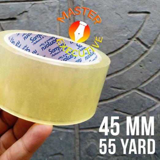 

Samaru Lakban OPP Packing Tape 45 mm x 55 yard - Bening Coklat [Pack] - Cokelat