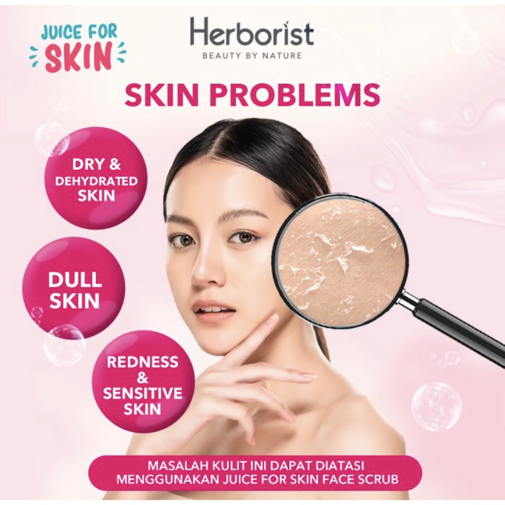 Herborist Juice For Skin Face Scrub - 60gr