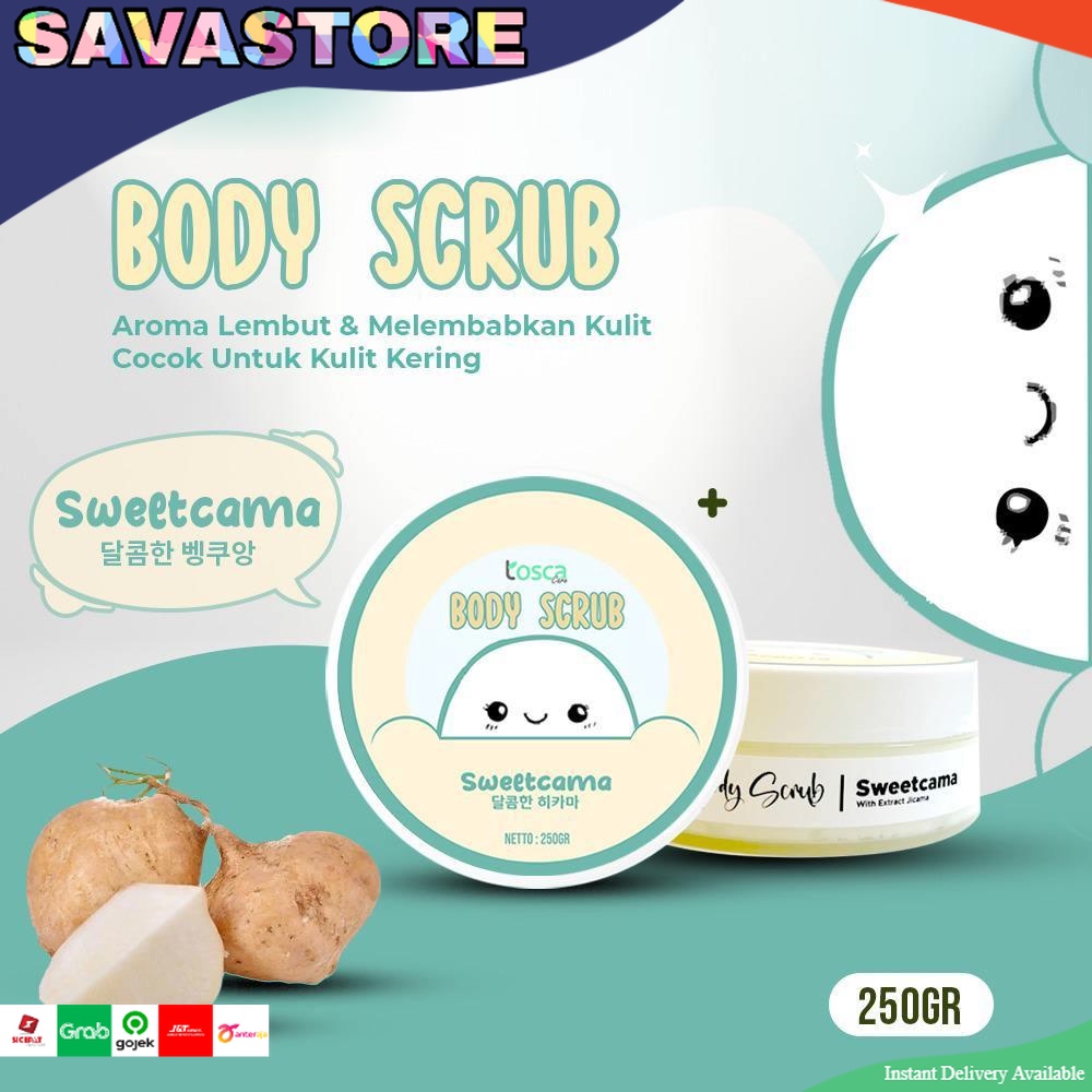 BODY SCRUB - LULUR BADAN - ATASI KULIT KERING PELEMBAB PENGHALUS KULIT