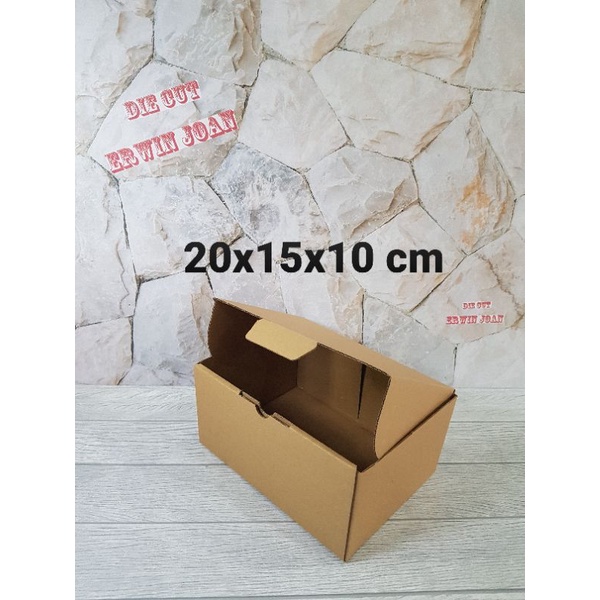 

Kardus Box uk. 20x15x10 cm Kotak Karton Die Cut