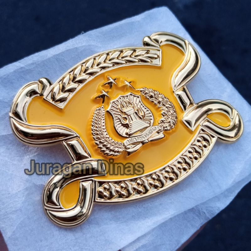 1 Paket Baret + Emblem SABHARA POLRI Jatah Original