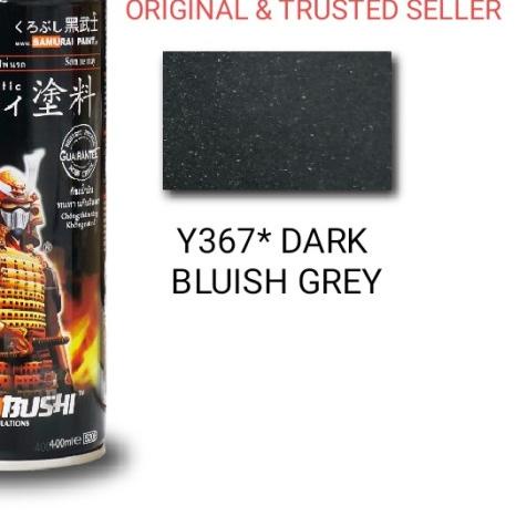 SAMURAI PAINT/DARK BLUISH GREY-Y367*(ABU MONYET-METALIC)/CAT SEMPROT