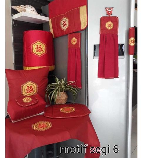 Dijual Murah➻ Tutup Kulkas/ Tutup Aqua/ Pegangan Kulkas/ Sarung Bantal/ Serbet/ Alas Piring Imlek Se