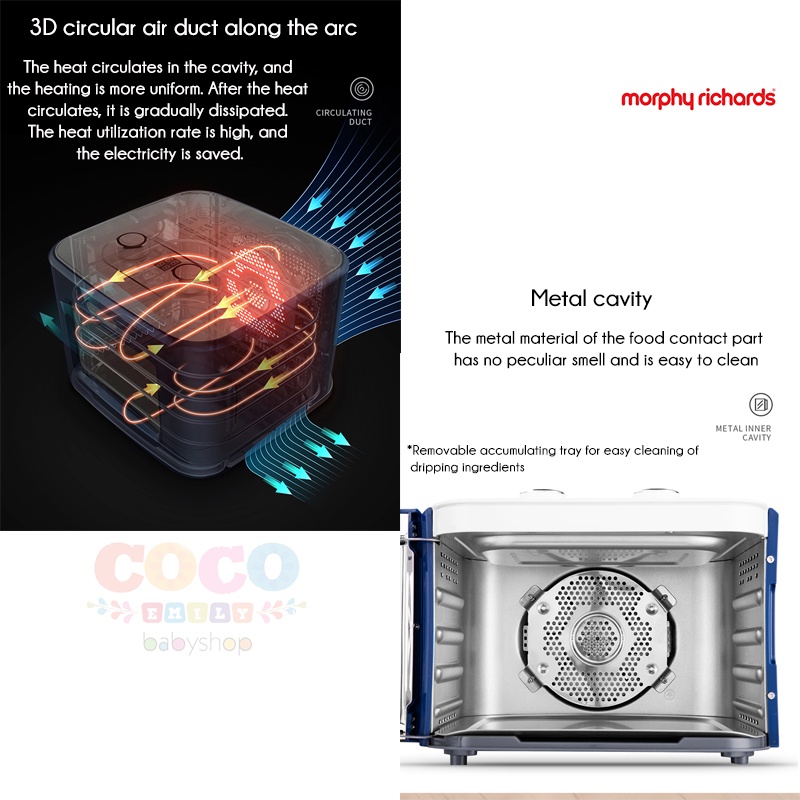 MORPHY RICHARDS MR6255 Food Dehydrator Dryer Oven Pengering Buah Ready