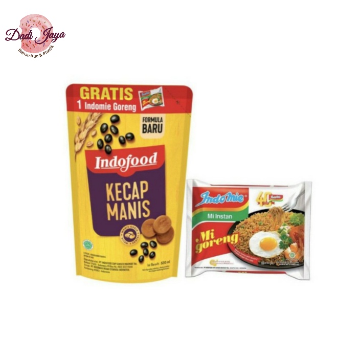 Kecap Indofood 520ml (FREE INDOMIE GORENG)