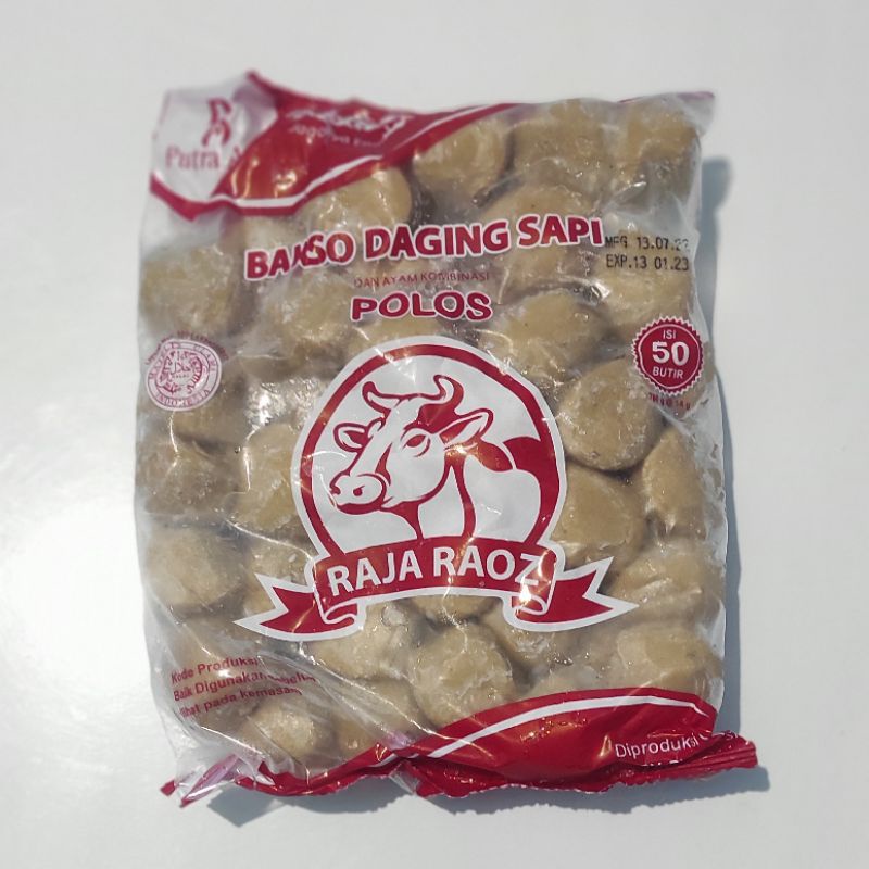 

Bakso sapi Raja Raos isi 50 pcs