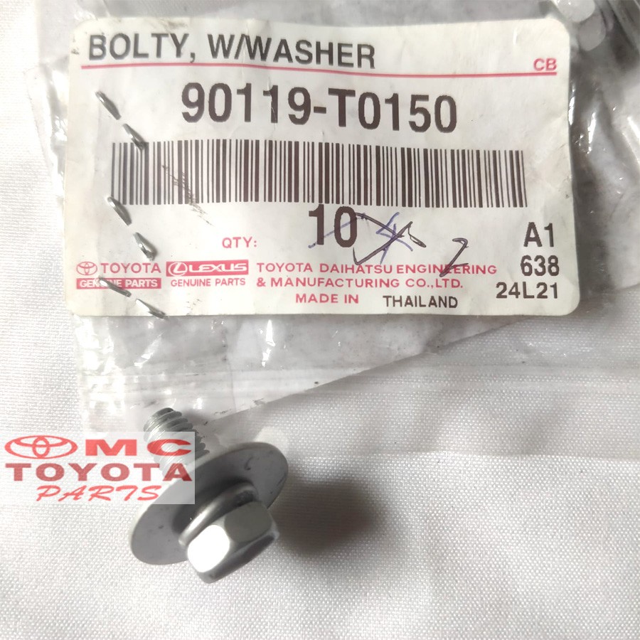 Baut Halus / Screw Bolt Washer Universal 90119-T0150