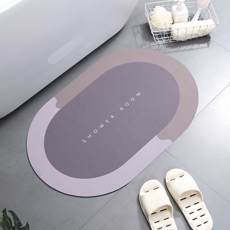 KESET KAKI ANTI SLIP KAMAR MANDI DIATOMITE/ DRYING MAT BATH/ KESET SERAP AIR/ANTI BACTERIAL