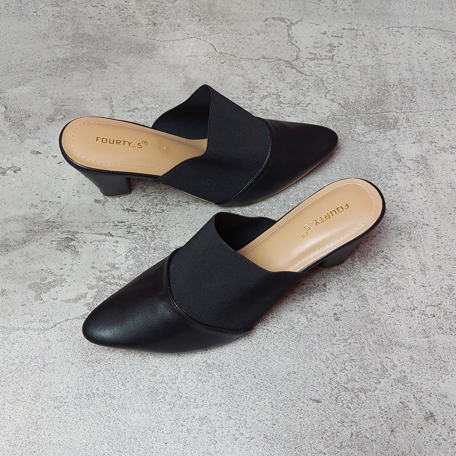 RHM Sepatu Wanita Mules 7 cm VADELLA