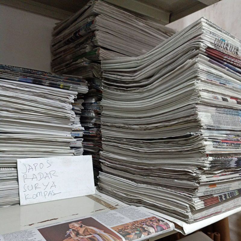 koran bekas baik 1/2 kg 500 gram setara jawa pos radar / selebar kompas