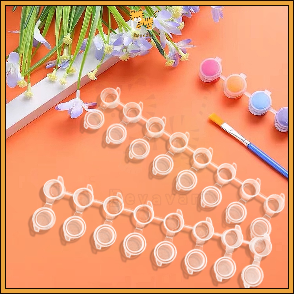 

wadah cat air kosong Pot cat plastik renteng 3ml & 5 ml