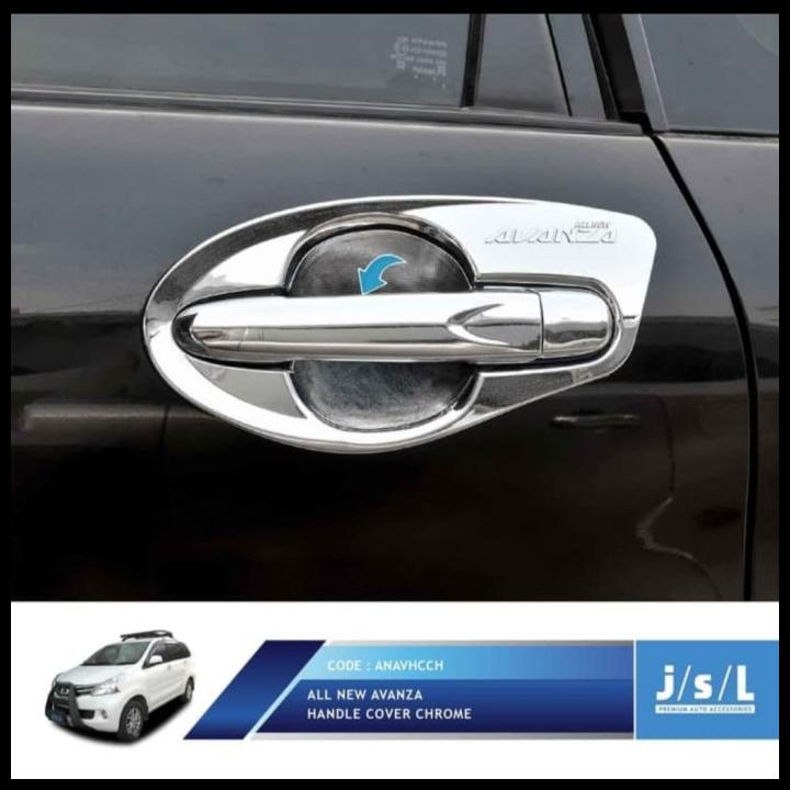 Cover Handle Chrome Handel Pegangan Pintu Avanza Xenia 2014 - 2018 Terbaru
