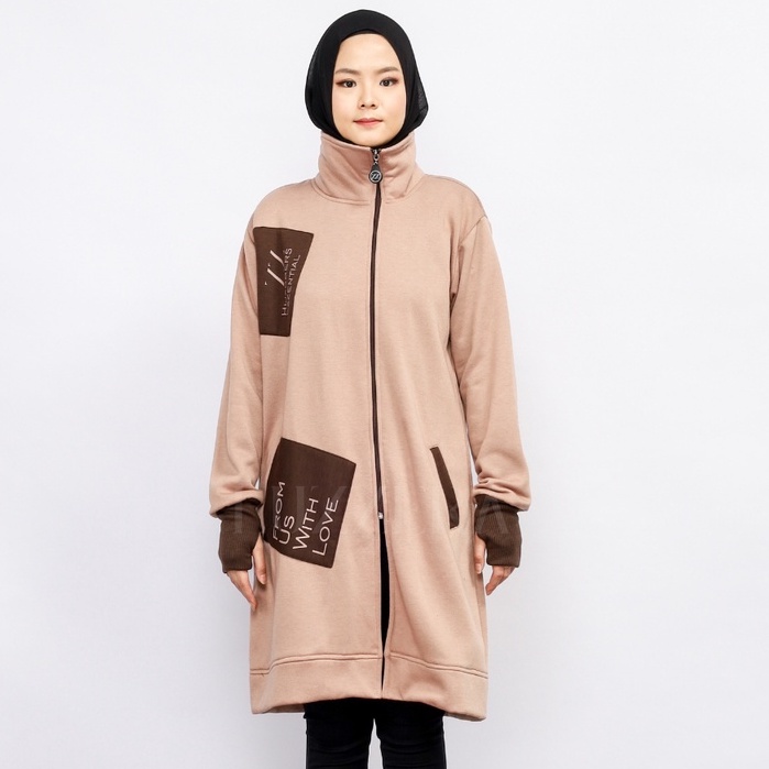 HIJACKET EVORA | JAKET WANITA MUSLIMAH PANJANG | HIJAKET MUSLIMAH FREE SOUVENIR