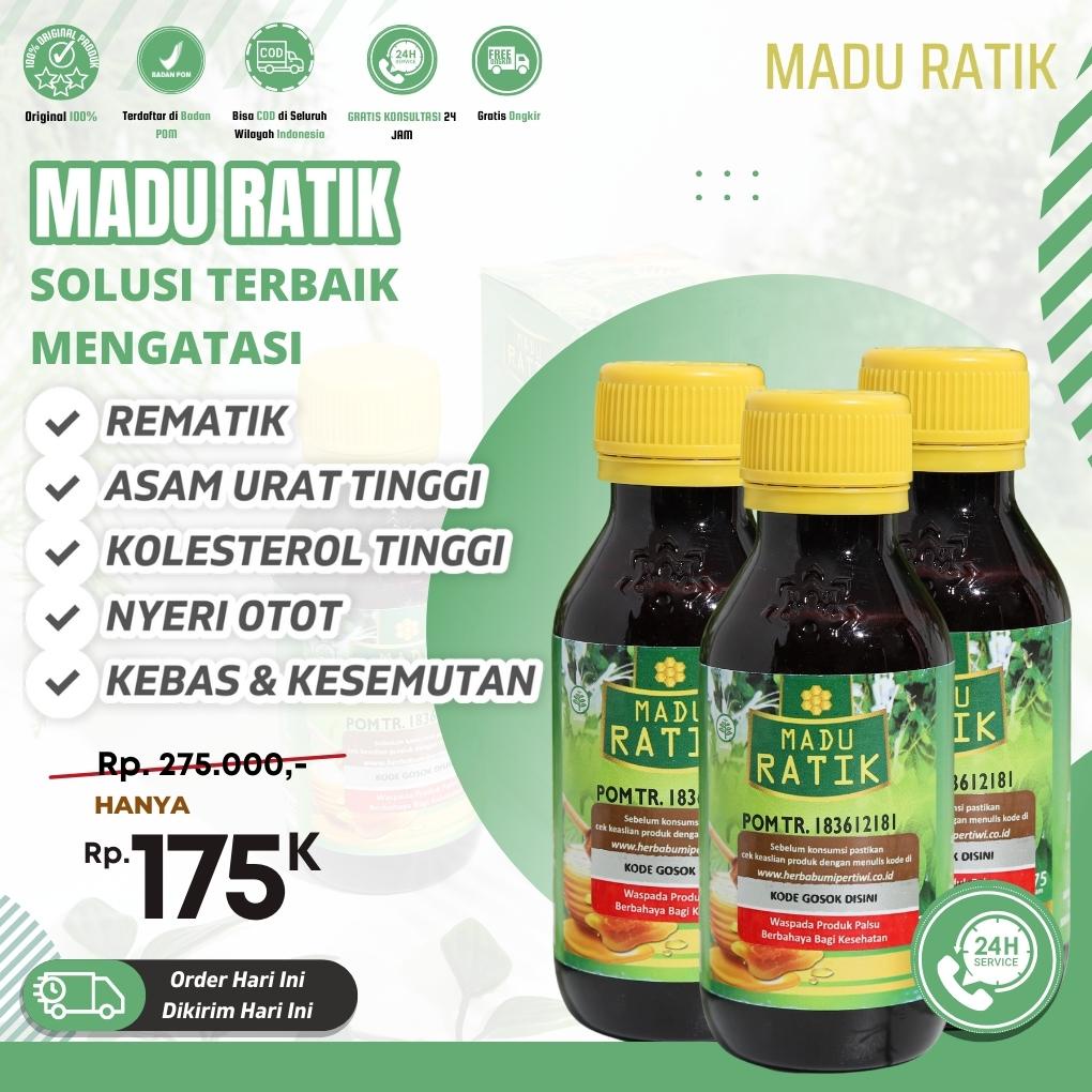 MADU RATIK HERBAL - BPOM 100% ORIGINAL MADU HERBAL MENGATASI KELUHAN PERSENDIAN DAN TULANG ANDA