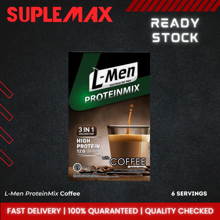 L-Men LMen L Men ProteinMix Protein Mix Coffee / Kopi Protein