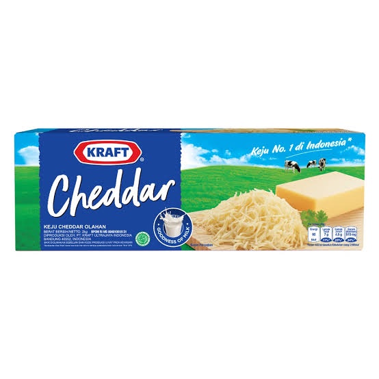 

Kraft Cheddar 2 KG Keju Kraft 2 KG